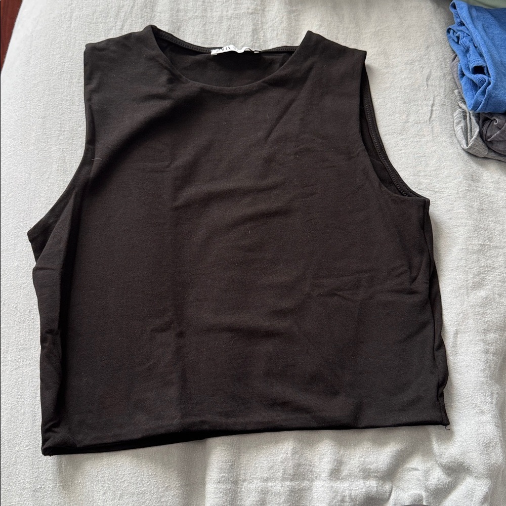 Black Sleeveless Top